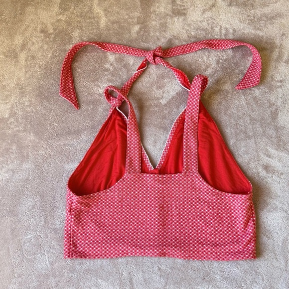 Free People Vibrant Red Knit Top - Picture 5 of 6